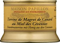 Maison Papillon - Terrine de magret de canard au miel des Cévennes  130 gr.