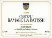 Chateau Ramage-La Batisse - AOP Haut-Médoc Cru Bourgeois, Château Ramage-La Bâtisse 2012